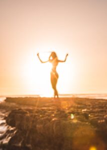 sun protection woman