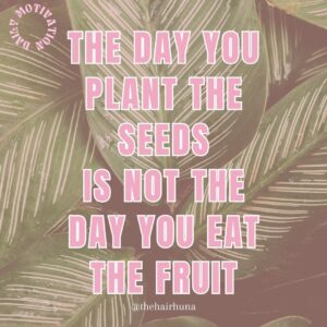 planting the seeds for healthy hair